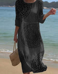 Améliane™ — Elegante midi-jurk met delicate details