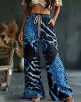 Christa | Comfortabele broek met luipaard print