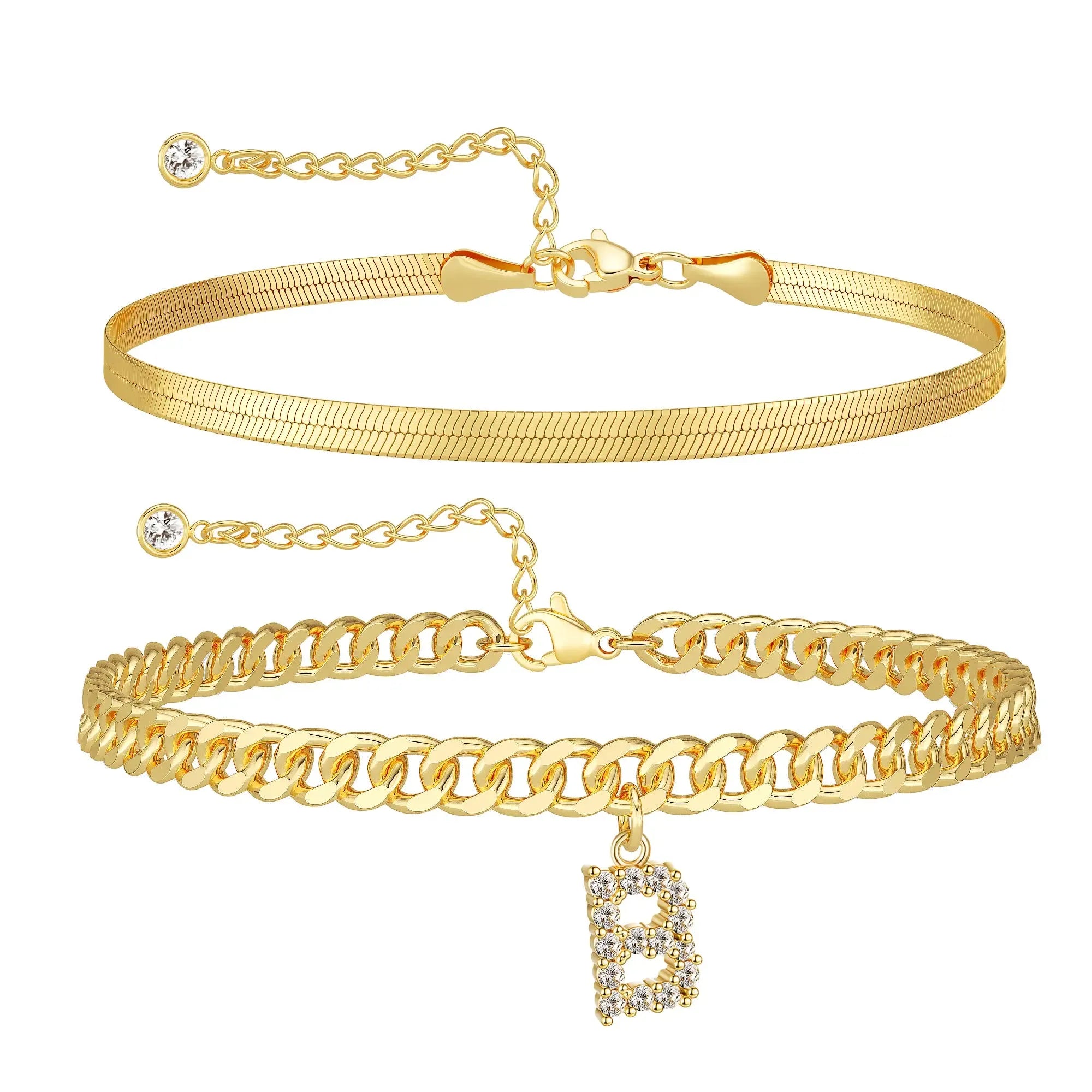 Ariane - Enkelketting met letter - een ideaal cadeau!
