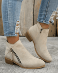 Wendy | Comfortabele Enkellaarsjes met Rits