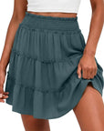 Liz - Rokje met ingebouwde shorts en elastische taille