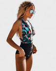 Joana - Elegante Badpak met Hoge Taille