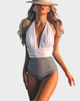 Joana - Elegante Badpak met Hoge Taille