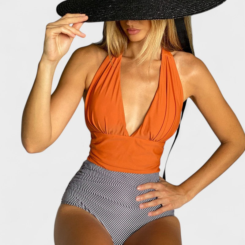 Joana - Elegante Badpak met Hoge Taille