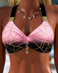 Gabriëlle | Bikini met Verlooplijnenpatroon