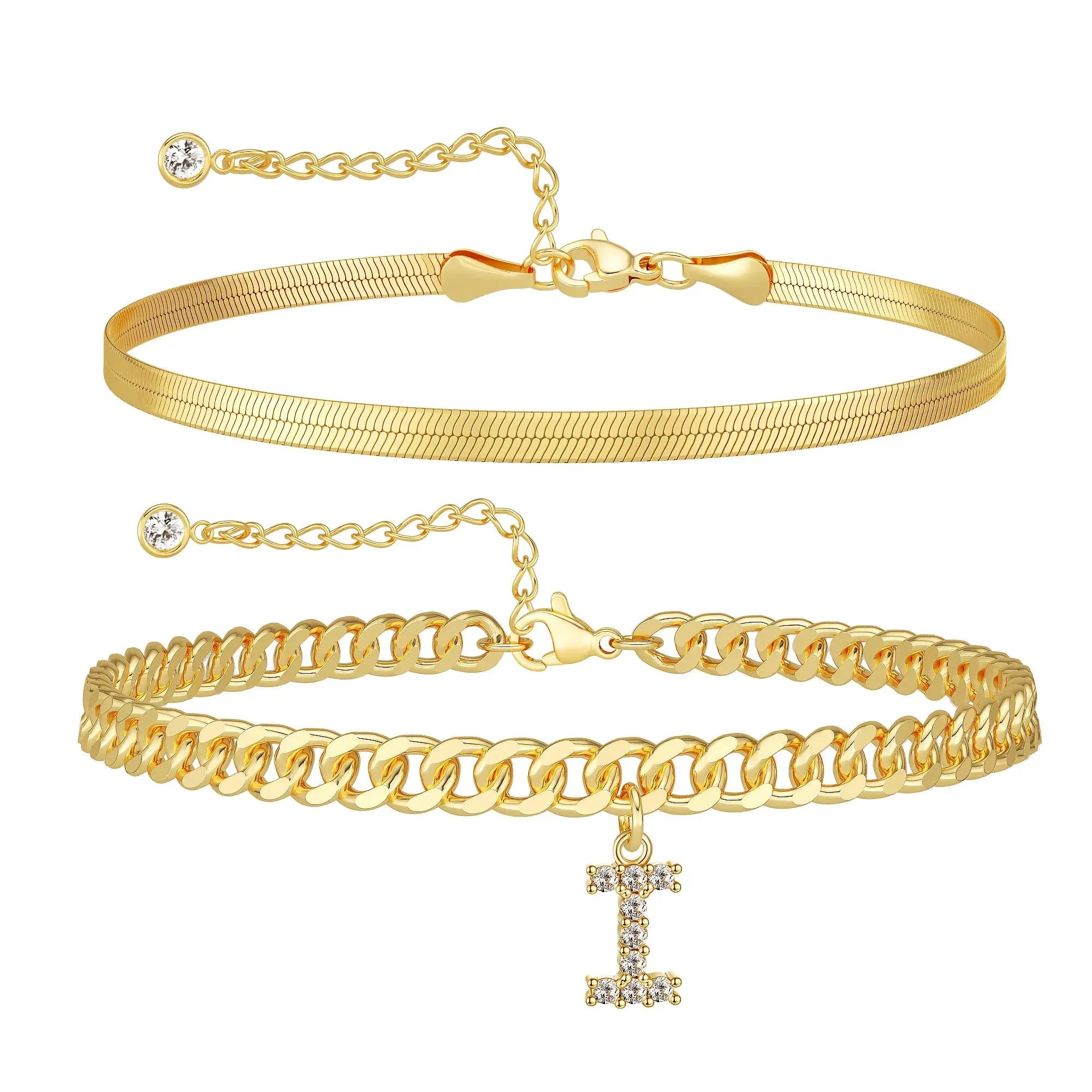 Ariane - Enkelketting met letter - een ideaal cadeau!
