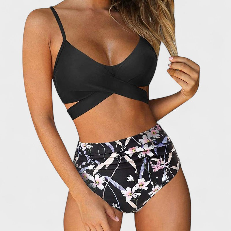 Marta - Hoge Taille Bikini Stijl Zomer