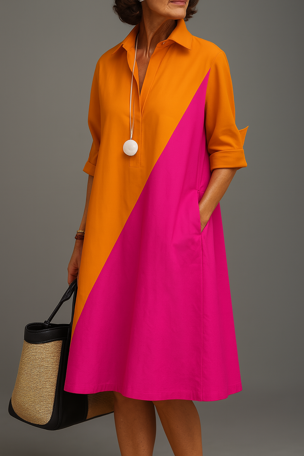Marissa - Elegante Midi Jurk