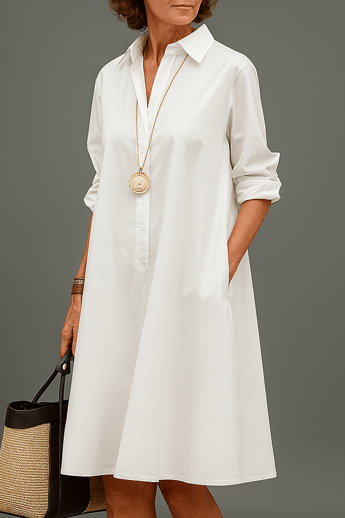 Loes - Elegante Midi Jurk