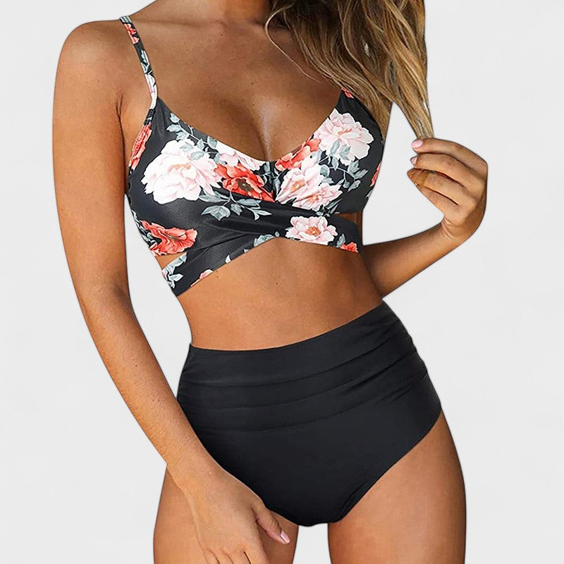 Marta - Hoge Taille Bikini Stijl Zomer