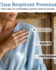 Combinatie Margot — hoge taille, brede benen