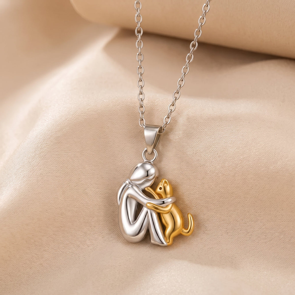 Annefleur | Liefdeshanger met dierensilhouet Ketting