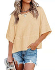 Liselotte | Losvallend T Shirt met Klokmouwen