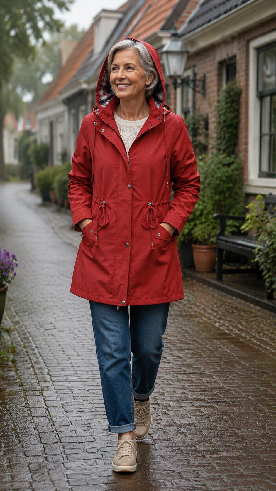 Rive | 3-in-1 Regenjas – Waterdicht met Afneembare Kap