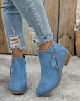 Wendy | Comfortabele Enkellaarsjes met Rits