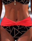 Gabriëlle | Bikini met Verlooplijnenpatroon