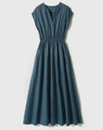 Lina — Vloeiende en elegante linnenmix jurk