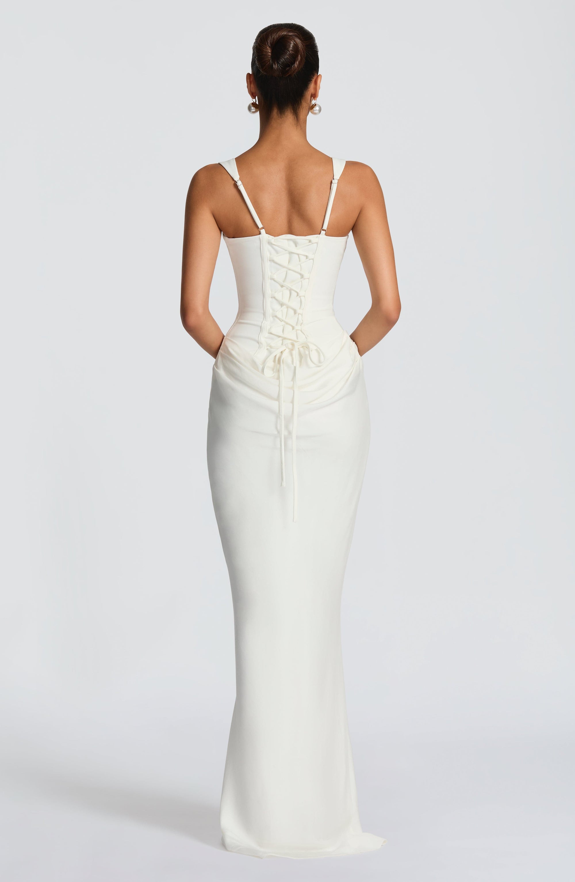 Leonora - Maxi-jurk met vierkante halslijn