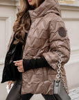 Lou | Jas met capuchon en diamanten patchwork
