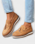 Ines - Casual mocassins met ronde neus