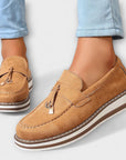 Ines - Casual mocassins met ronde neus