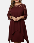By Esmee - Elegante, comfortabele midi-jurk