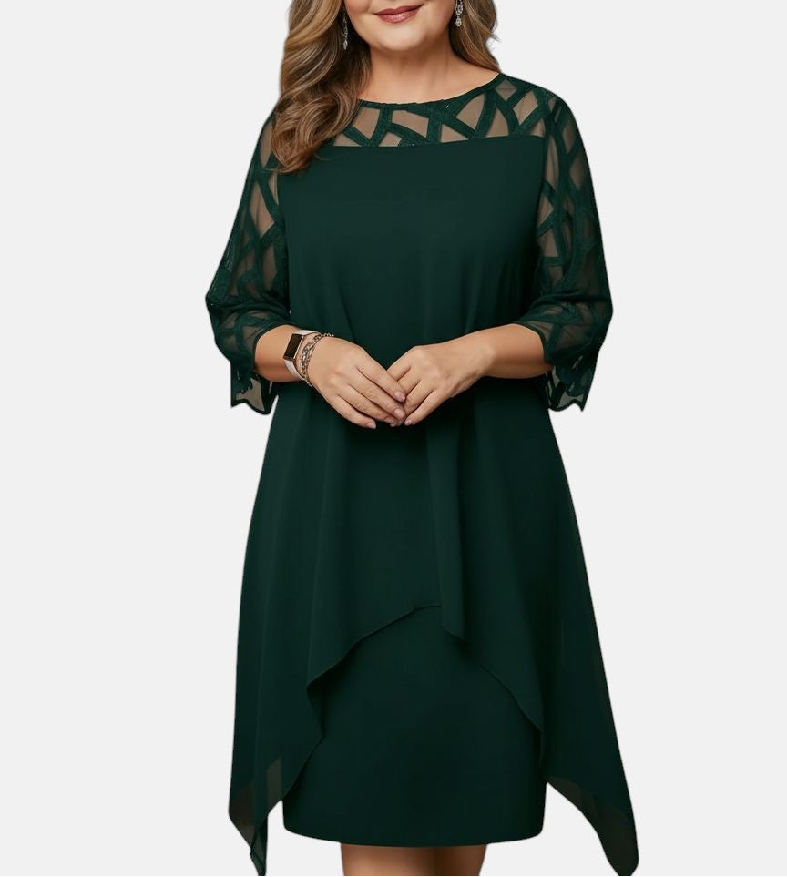By Esmee - Elegante, comfortabele midi-jurk