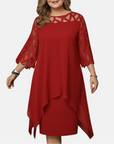 By Esmee - Elegante, comfortabele midi-jurk