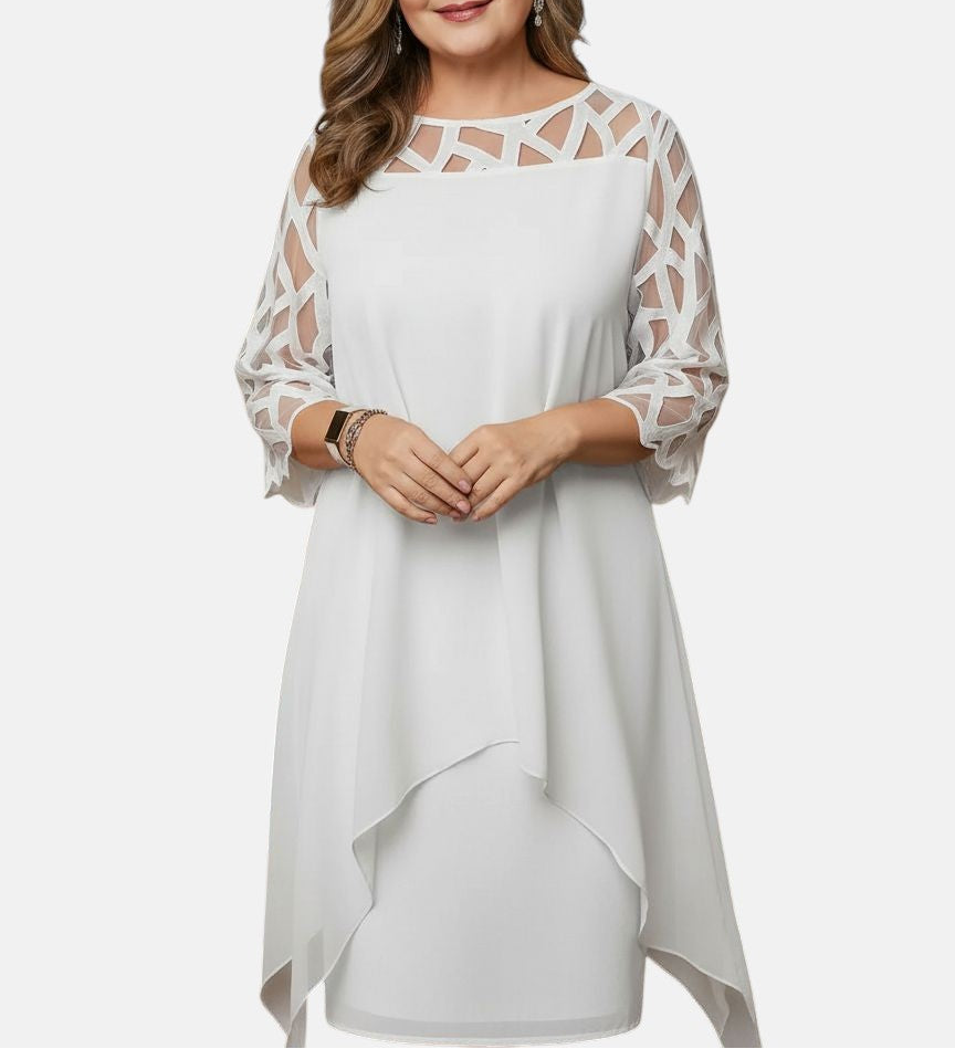 By Esmee - Elegante, comfortabele midi-jurk