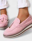 Ines - Casual mocassins met ronde neus