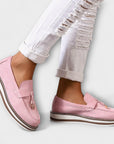 Ines - Casual mocassins met ronde neus