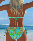 Bikini Kleurrijk Halter Druk