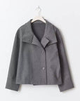 Idske | Oversized korte breasted jas