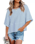 Liselotte | Losvallend T Shirt met Klokmouwen