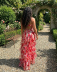 Cyranne - Maxi jurk met bloemenprint en volants