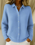 Katrina | Textured Knit Button Cardigan
