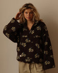 Marcia | Fleece Trui met Revers en Ritssluiting