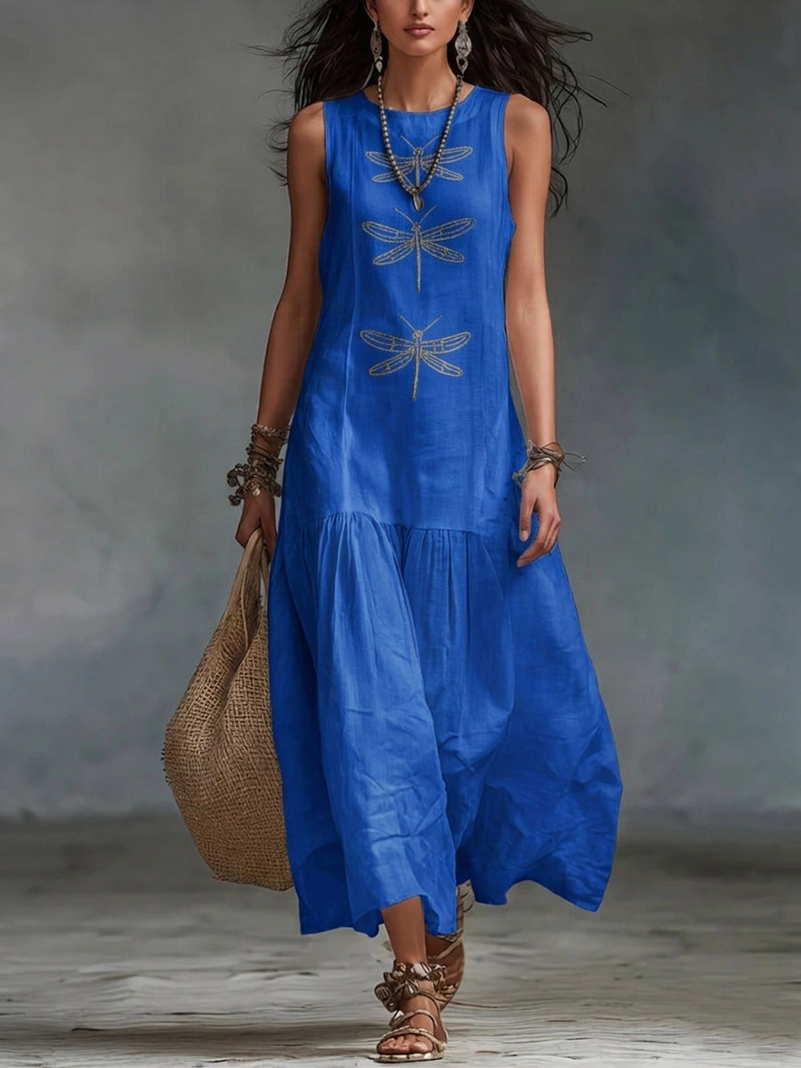 Everdien | Mouwloze Maxi Jurk
