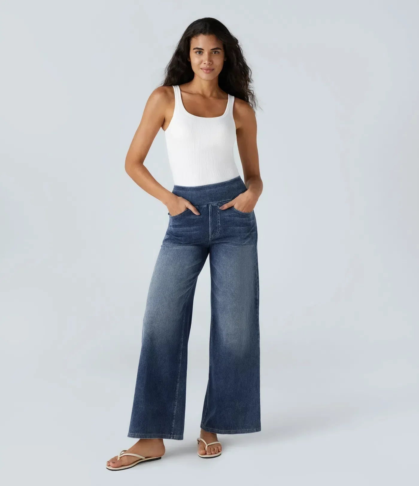 heekpek Damesjeans, flared, wijde pijpen, hoge taille, damesjeans, stretchbroek, comfortabele jeansbroek, casual broek, lichtzwart, S heekpek Damesjeans, flared, wijde pijpen, hoge taille, damesjeans, stretchbroek, comfortabele jeansbroek, casual broek, lichtzwart, S