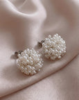Elegante Ingelegde Parel Oorbellen