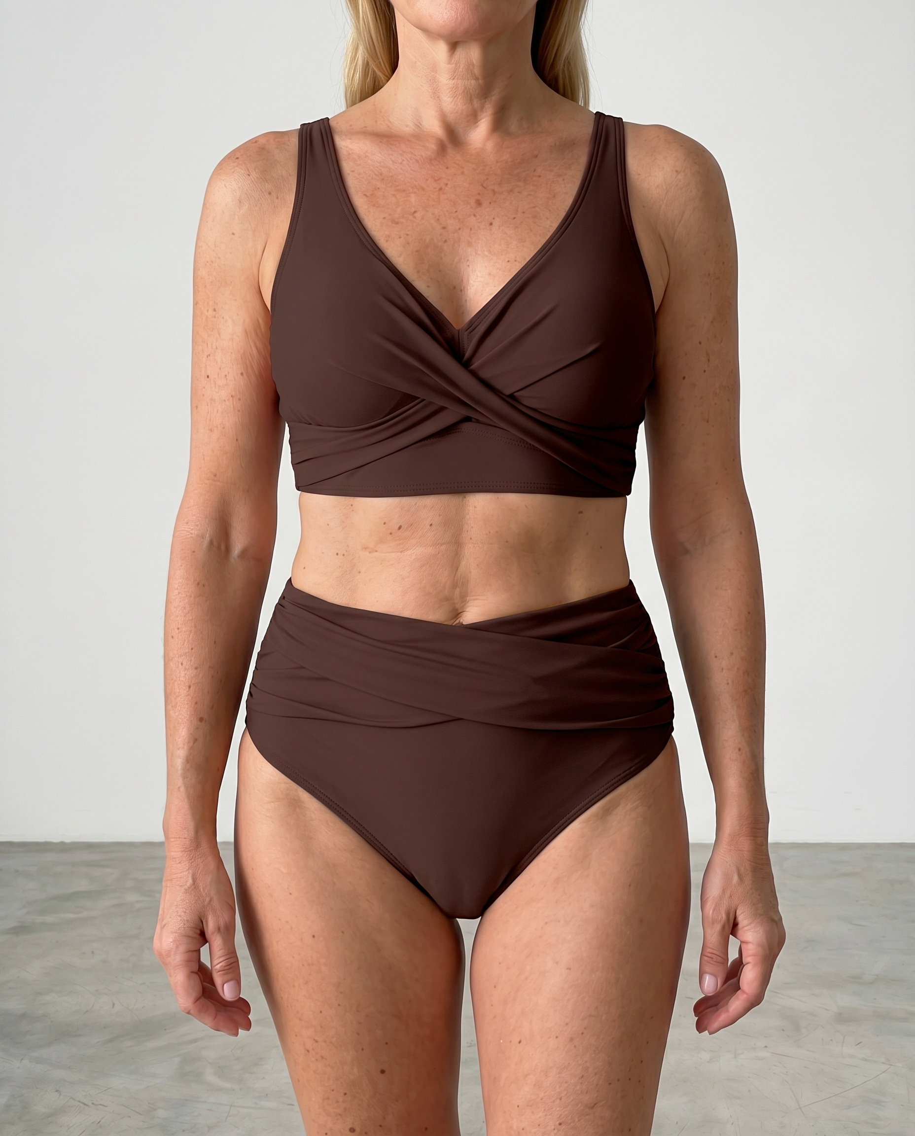 Anne | Flatterende Overslag Bikini met Ondersteunende Cups