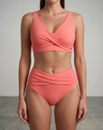Anne | Flatterende Overslag Bikini met Ondersteunende Cups
