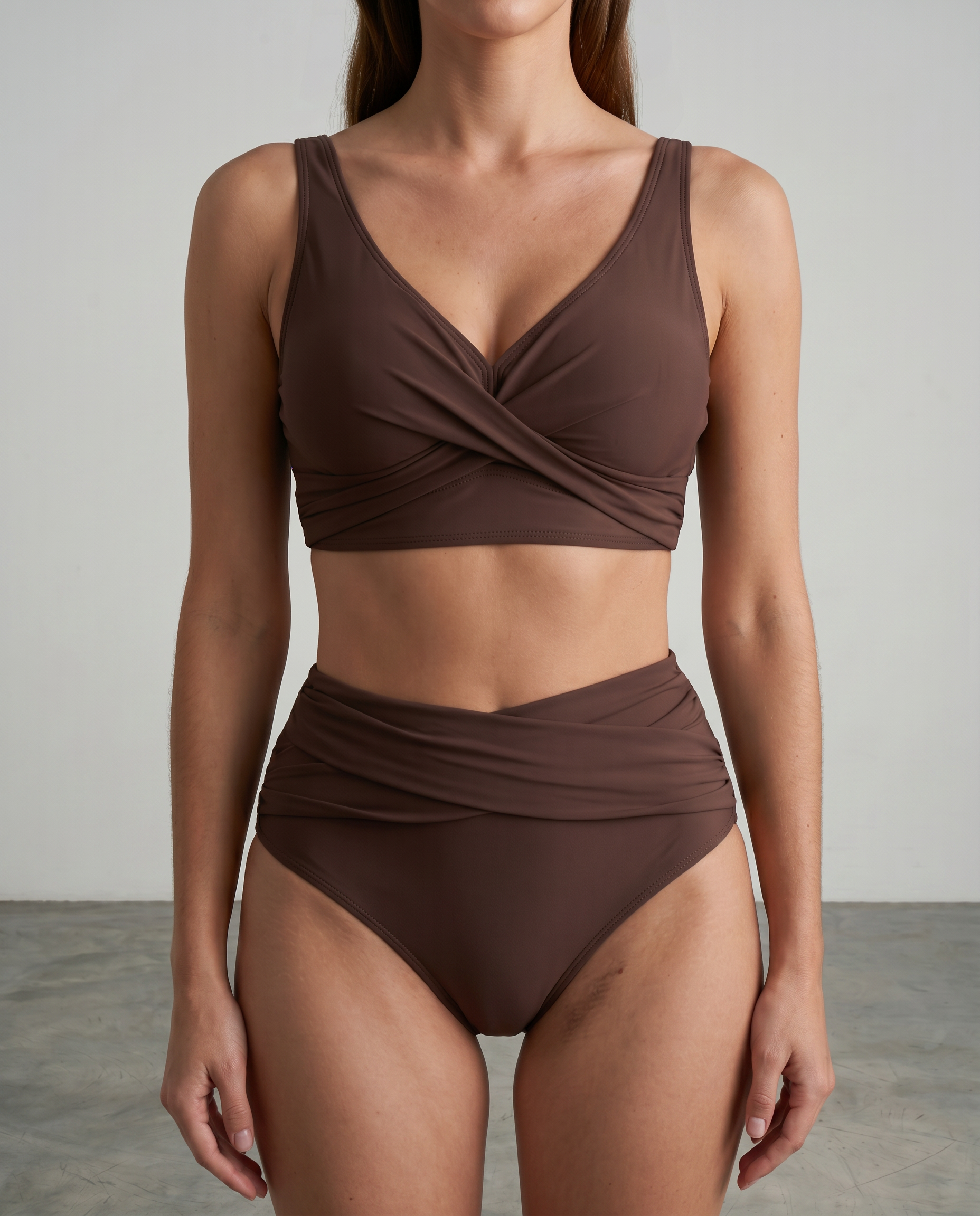 Anne | Flatterende Overslag Bikini met Ondersteunende Cups
