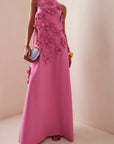 Sofieke - 3D Bloemen Maxi Jurk