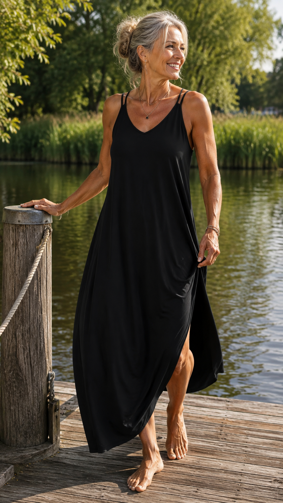 Melissa | Dé elegante stretch maxi-jurk voor elke vrouw