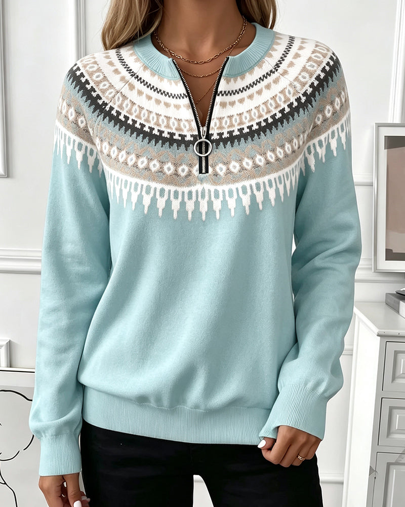 Annemieke | Sweatshirt met rits