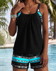 Tankini Geometrische Print Badpak
