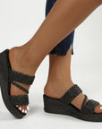 Diana - Sandalen met Vlechtbanden