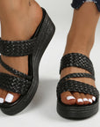 Diana - Sandalen met Vlechtbanden