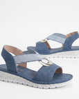 Gabriela - Platte Sandalen met Metaal Detail